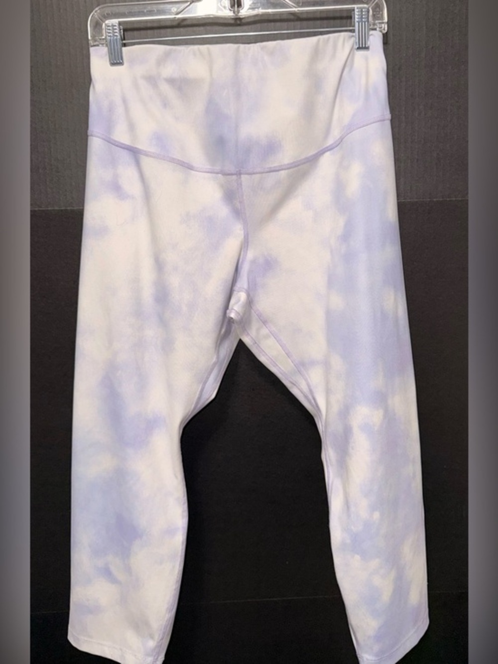 🪁Nike DriFIT Tie Dye Lavender One Icon Clash Crop Training Leggings